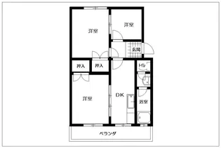 コーポ栄座【201号室】の間取り