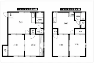 フォーブル小泉A【102号室】の間取り