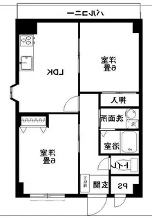 グローリア光【201号室】の間取り