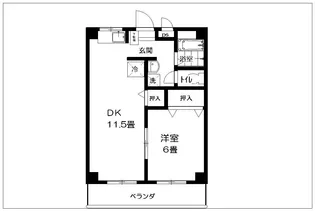 パピオ【101号室】の間取り