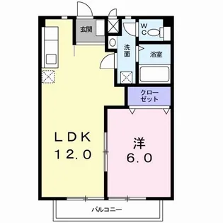 ガーデンヒルズⅢ【1階】の間取り