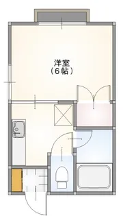 コンパート岡【2階】の間取り