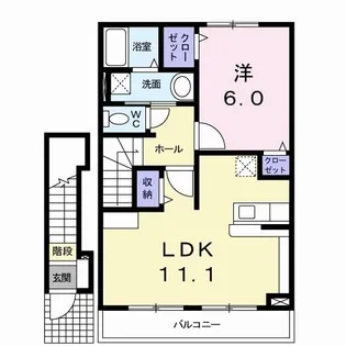 アザレア【2階】の間取り
