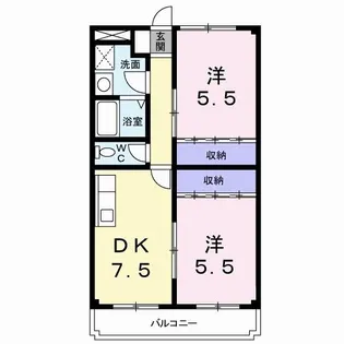 ミルキーウェイ【3階】の間取り