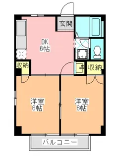 ドミールダイコー【2階】の間取り
