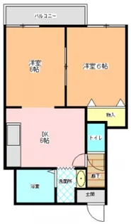 アーバン西大和3号【101号室】の間取り