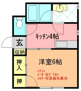ファミール法隆寺【2階】の間取り