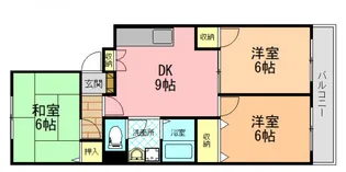 グリーンヒルズⅠ【201号室】の間取り