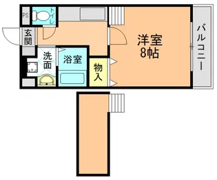アドレ壱番館【511号室】の間取り