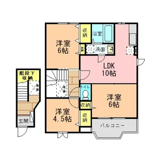 クレストール真美【2階】の間取り