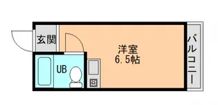 リヴェール王寺【201号室】の間取り