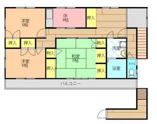 奈良県生駒郡三郷町信貴山西【一戸建】の間取り