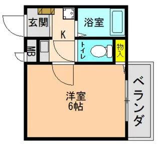 ラポールⅢ【306号室】の間取り