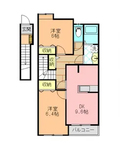 ネオ・ブローテD【203号室】の間取り