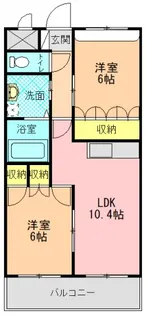 ラ・ポーラ滝川Ⅰ番館【3階】の間取り