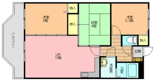 アークティアラ【202号室】の間取り
