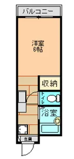 ビーハイブショウワ【207号室】の間取り