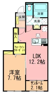 メゾン フルーク【1階】の間取り