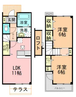 エトワールⅠ【1階】の間取り