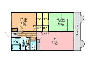 ベルドミール【202号室】の間取り