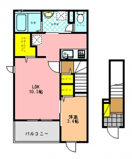 フィオーレ【2階】の間取り