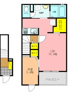 フィオーレ【2階】の間取り