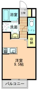 プチメゾンMIYO Ⅱ【2階】の間取り