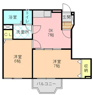 ガーデンヒルズ斑鳩Ⅰ【1階】の間取り