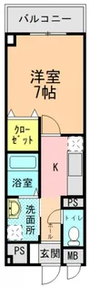 アサテラスⅢ【3階】の間取り