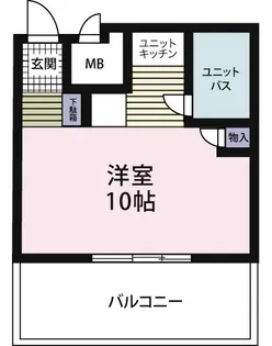 夏井ケ浜リゾートマンション【3階】の間取り