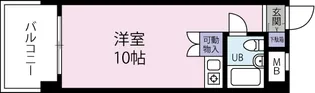 ホワイトパレス北九大前【4階】の間取り
