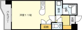 サンラビール小倉【6階】の間取り
