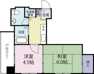 パール・デュー木町【8階】の間取り