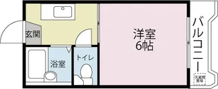 1Kの間取り画像