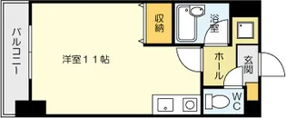 アクセス砂津【807号室】の間取り