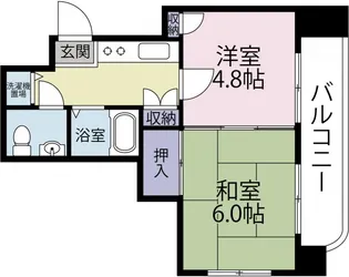 パール・デュー木町【8階】の間取り