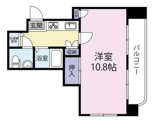 パール・デュー木町【5階】の間取り