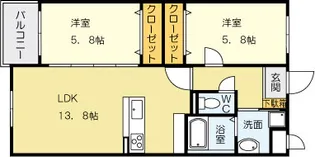 KIRA HIAGARI【3階】の間取り