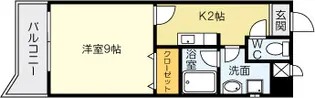 グッドシティ下富野【4階】の間取り
