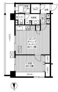 ピエス綱島【3階】の間取り