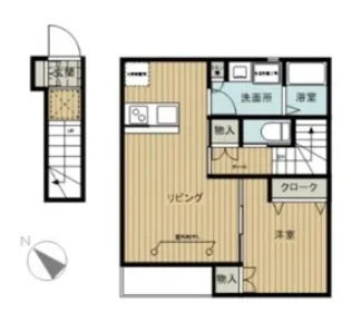 プランタン【2階】の間取り