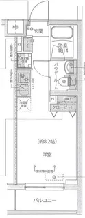 ルゼール新綱島【1階】の間取り