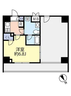 グランヴァン元住吉【7階】の間取り