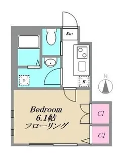 ヴィーボヌール【1階】の間取り
