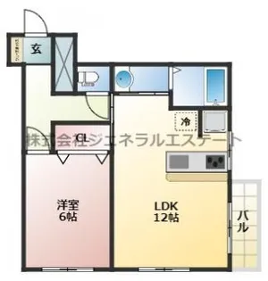 GRACE TACHIBANA【2階】の間取り