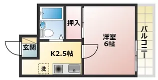 大阪府寝屋川市初町【マンション】の間取り