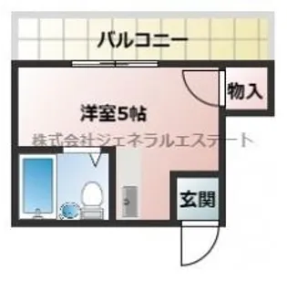 デイルーチェ北岸和田【3階】の間取り