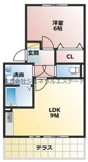 ラ・エスタシオンⅢ【1階】の間取り