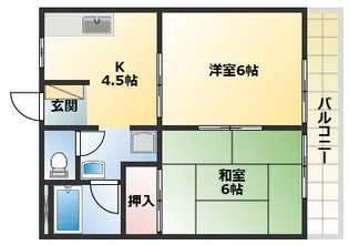 NJマンション本町【3階】の間取り