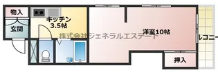 シャトーMIYUKI【2階】の間取り